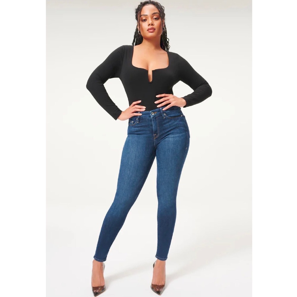 Women’s Good American Good Legs Jeans in Color Blue004 Size 10/30